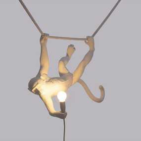 The Monkey Swinging Pendant